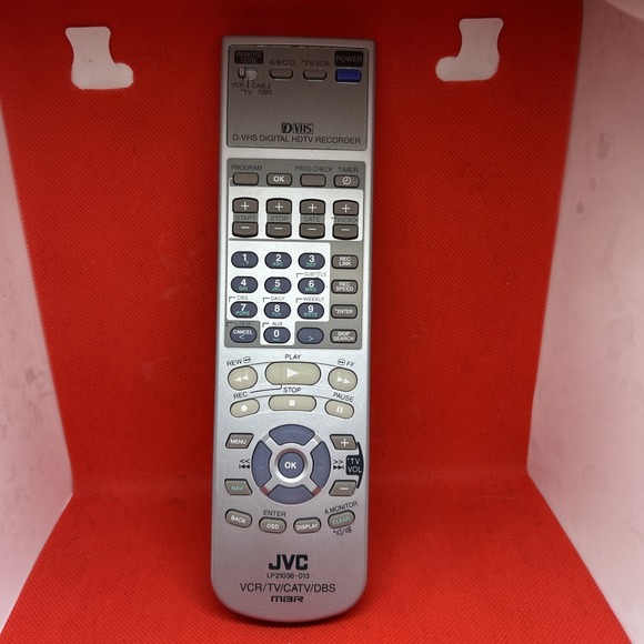 LP21036-013C JVC D-VHS VCR Recorder Remote (HM-DH40000U) TESTED WORKS RARE RC - Picture 1 of 5